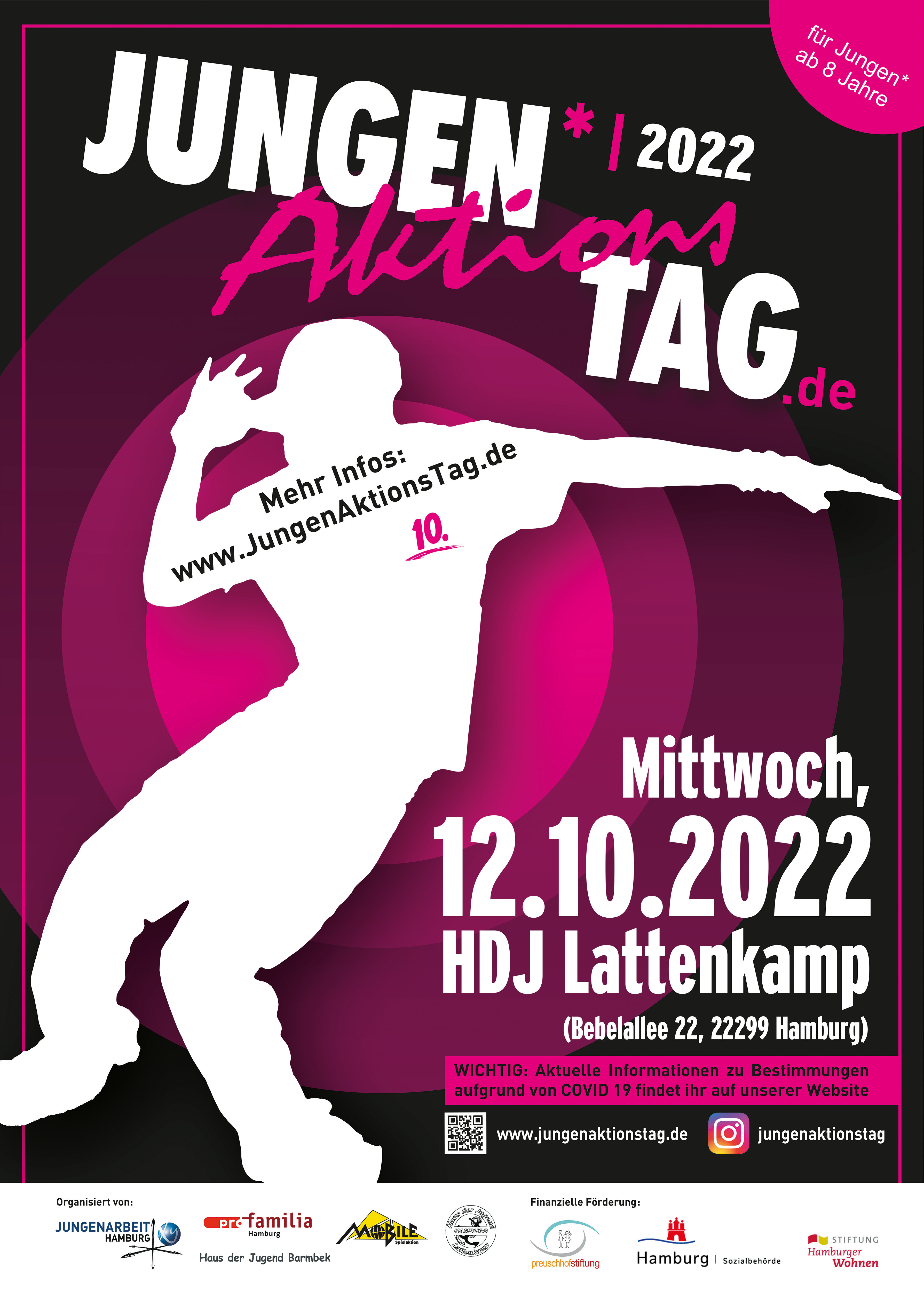 Das Plakat des Jungenaktionstages 2022
